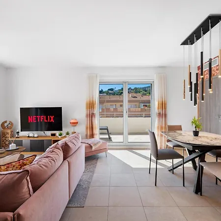 Le Coq Elysium - Exceptional 220 Sqm Penthouse - Private Terrace & Jacuzzi - Ac - 3 Parking Spaces Apartament