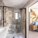 公寓 Le Coq Elysium - Exceptional 220 Sqm Penthouse - Private Terrace & Jacuzzi - Ac - 3 Parking Spaces 芒通