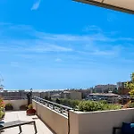 Le Coq Elysium - Exceptional 220 Sqm Penthouse - Private Terrace & Jacuzzi - Ac - 3 Parking Spaces 芒通