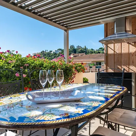 Appartamento L'elysium - Exceptional 220 Sqm Penthouse - Private Terrace & Jacuzzi - Ac - 3 Parking Spaces Mentone