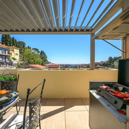 Le Coq Elysium - Exceptional 220 Sqm Penthouse - Private Terrace & Jacuzzi - Ac - 3 Parking Spaces アパート マントン