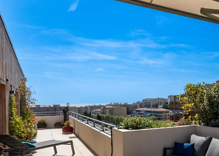 Le Coq Elysium - Exceptional 220 Sqm Penthouse - Private Terrace & Jacuzzi - Ac - 3 Parking Spaces Ментона