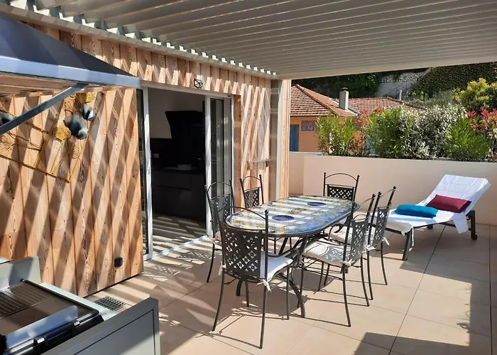 Apartmán Le Coq Elysium - Exceptional 220 Sqm Penthouse - Private Terrace & Jacuzzi - Ac - 3 Parking Spaces Menton
